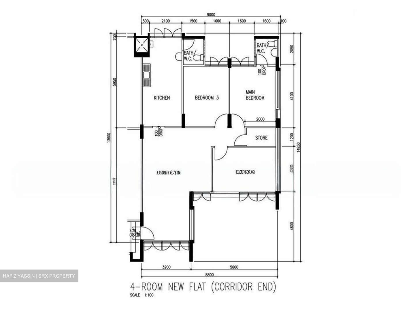 Blk 236 Yishun Ring Road (Yishun), HDB 4 Rooms #506012781